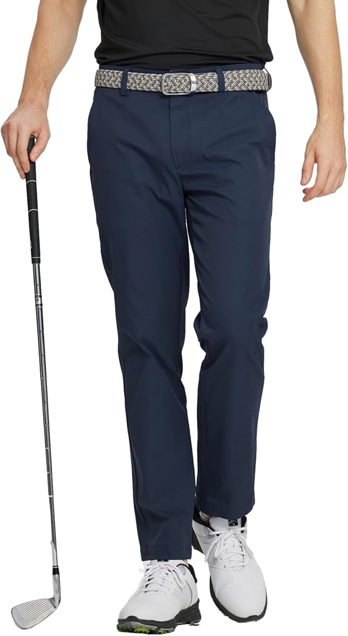 M MAELREG Golf Pants Men Quick Dry - 30"/32"/34" Stretch Lightweight 5 Pockets Water-Resistant Casual Mens Dress Pants