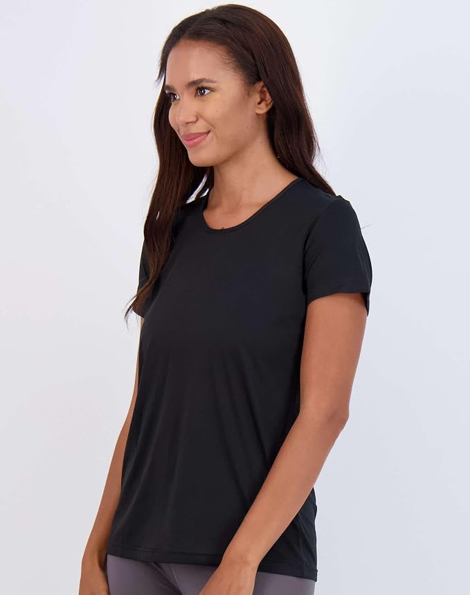 5 Pack Women's Dry Fit Short Sleeve Athletic Gym Workout Running Tops | Available in Plus Size, Exercise, Sports, Fitness, Quick Dry, Cooling, Moisture Wicking, Loose Basic Tees, Yoga, Pilates