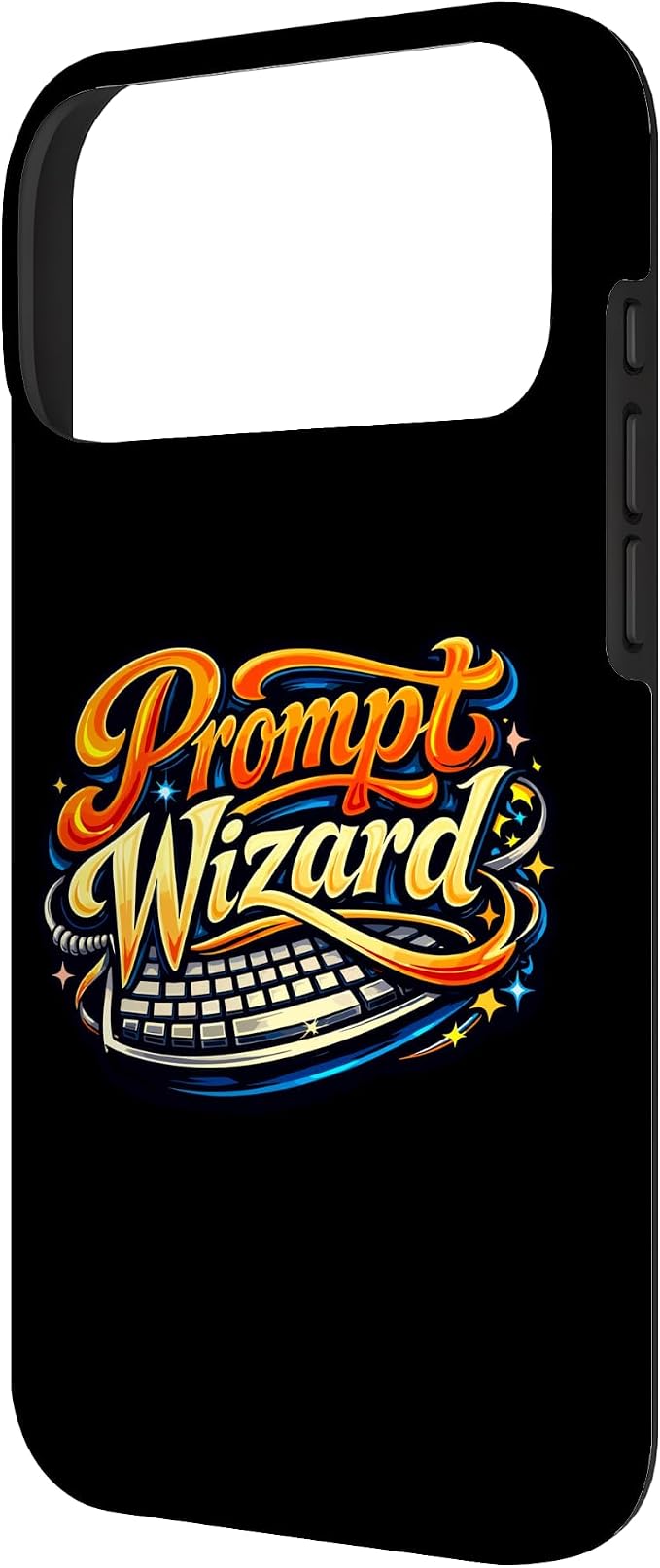 Prompt Wizard AI Retro Keyboard Case for iPhone 17 Pro Max