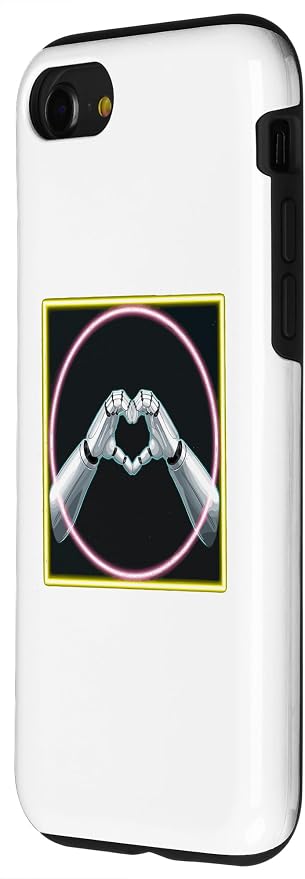 iPhone SE (2020) / 7 / 8 Hand Heart AI Robot | Hands Robot Shirt Case