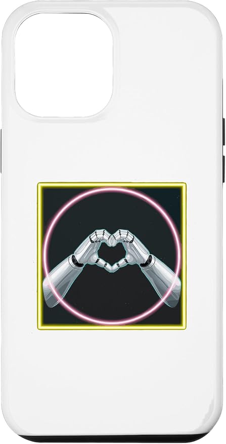 iPhone 15 Plus Hand Heart AI Robot | Hands Robot Shirt Case