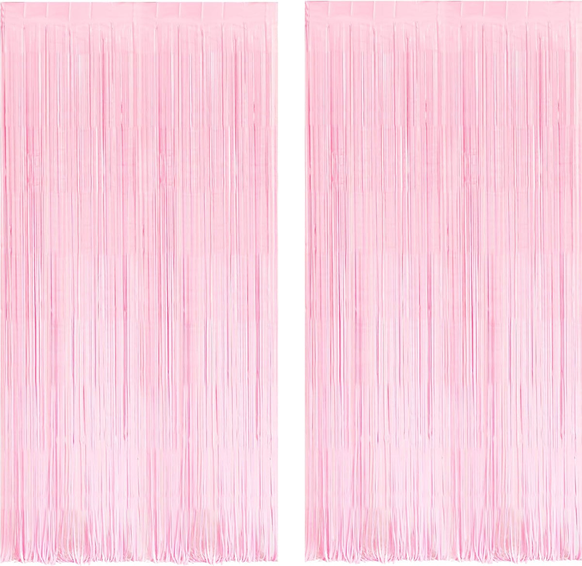 Pink Fringe Curtains Backdrop | Photo Booths Party Streamers