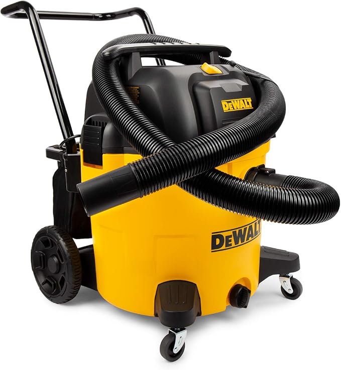 DEWALT DXV14P Shop Vacuum Wet/Dry 14 Gallon, 6 HP Wet/Dry Vac with 110 CFM Powerful Suction, Yellow