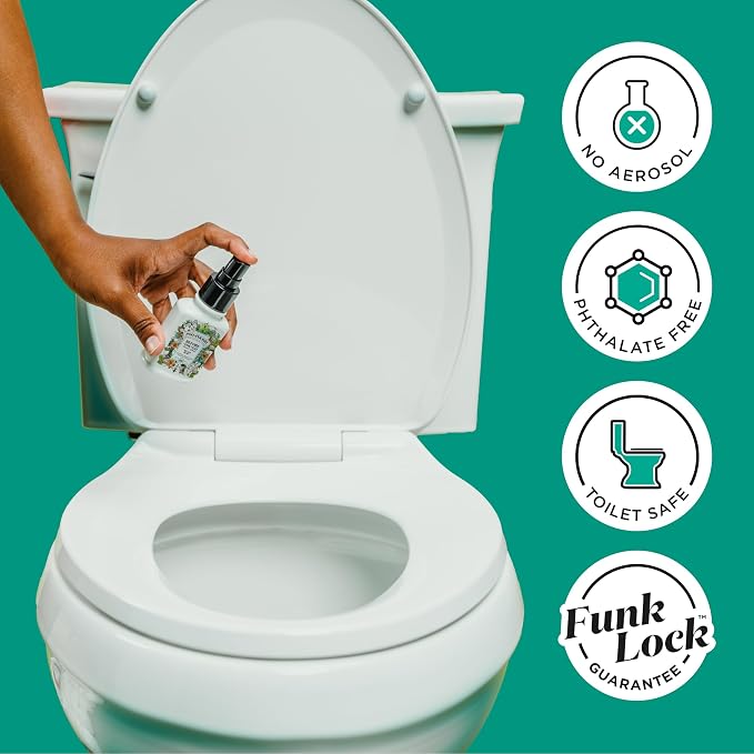 Poo-Pourri Before-You-Go Toilet Spray, Beach Bum, 2 Fl Oz, Up to 100 Uses, Bathroom Odor Deodorizer with Essential Oils for Home or Work, Travel Essentials, TSA Approved Size, Coconut, Orchid Scent