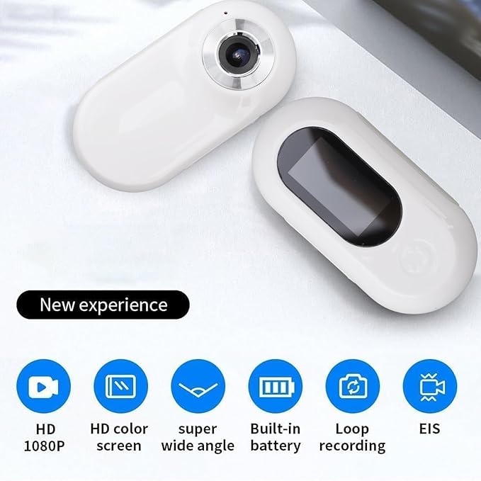 Cat Camera Collar, HD 1080P 170° Wide Angle Small Action Cameras with Video Record, USB Rechargeable for Pet Supplies/Stuff