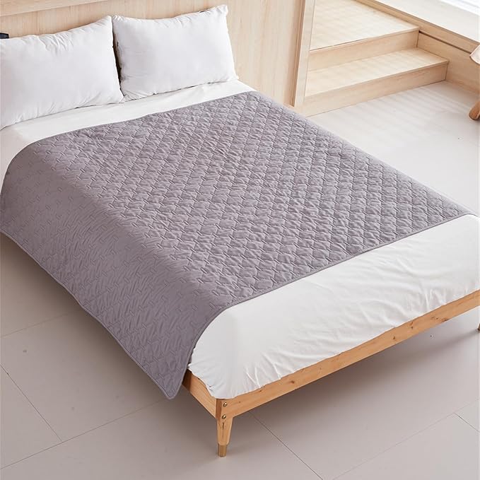 GIBZ Waterproof Dog Bed Blanket Cover Anti Slip Pet Furniture Protector Washable Large Washable Quilted Mat for Indoor, Khaki, 75x180cm