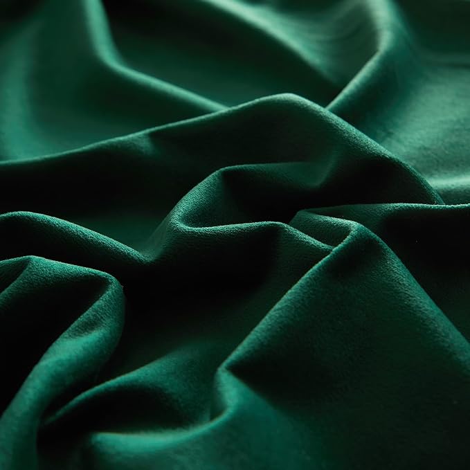 12x20 Lumbar Throw Pillow Covers Set of 2 for Couch Bed Sofa,Dark Green | Decorative Soft Velvet Cushion Covers with Invisible Zipper for Living Room Bedroom Home Decor Christmas
