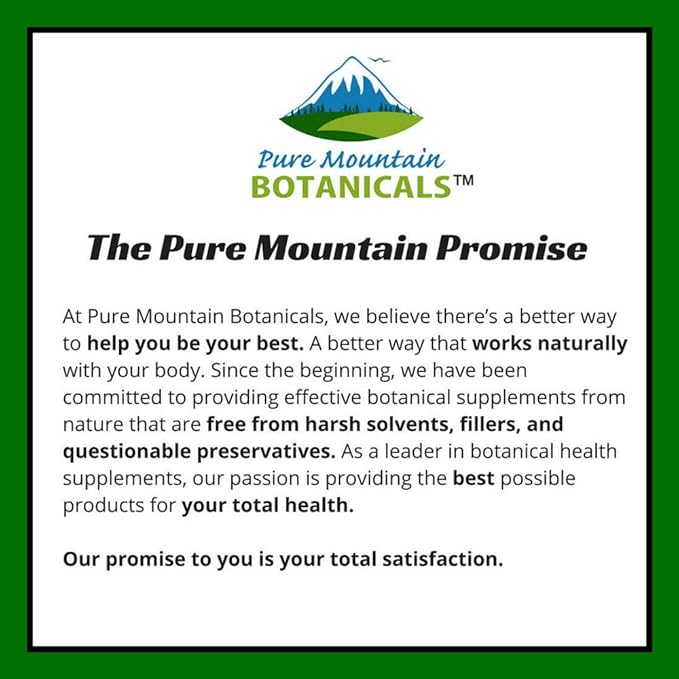 Pure Mountain Botanicals Wild Oregano Oil Capsules - 60 Kosher Vegan Caps Now with 510mg Mediterranean Oil of Oregano Supplement