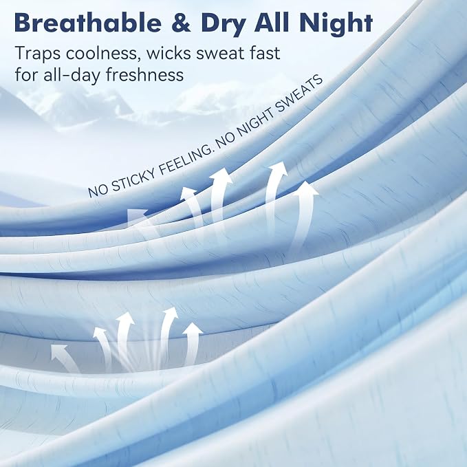 Elegear Double-Sided Arc-Chill® 3.0 Cooling Blanket for Hot Sleepers, Throw | Q-Max>0.5 Cooling Fabric, Absorbs Heat to Keep Body Cool, Lightweight Summer Blankets for Night Sweats & Menopause, 51"x67"