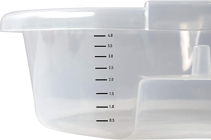 OEMTOOLS 87013 Oil Drain Pan Clear with Level Scale
