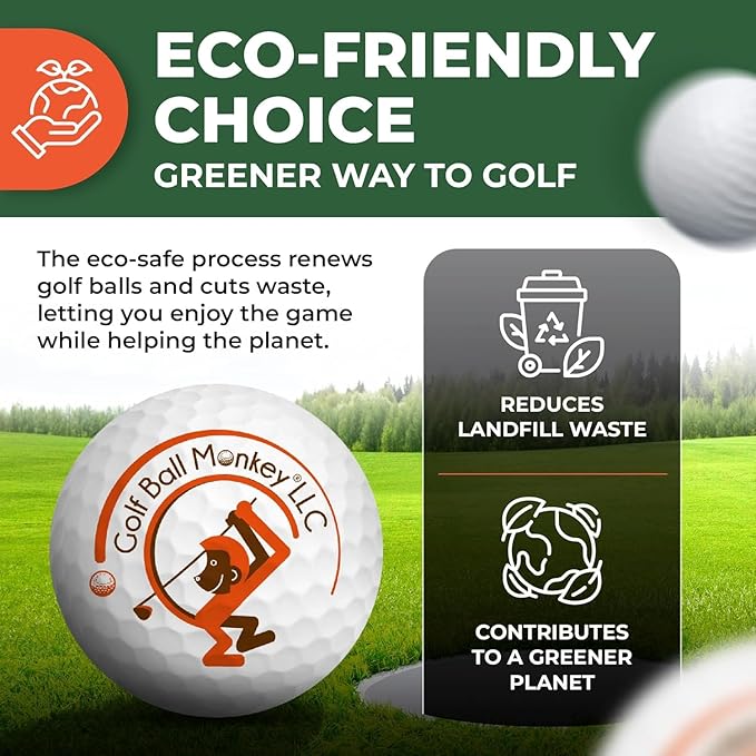 Golf Ball Monkey Cheap Recycled for Callaway Golf Balls Mix for Callaway Supersoft Golfballs, Superfast, Superhot, Warbirds, Diablo, Hex Tour Soft & More