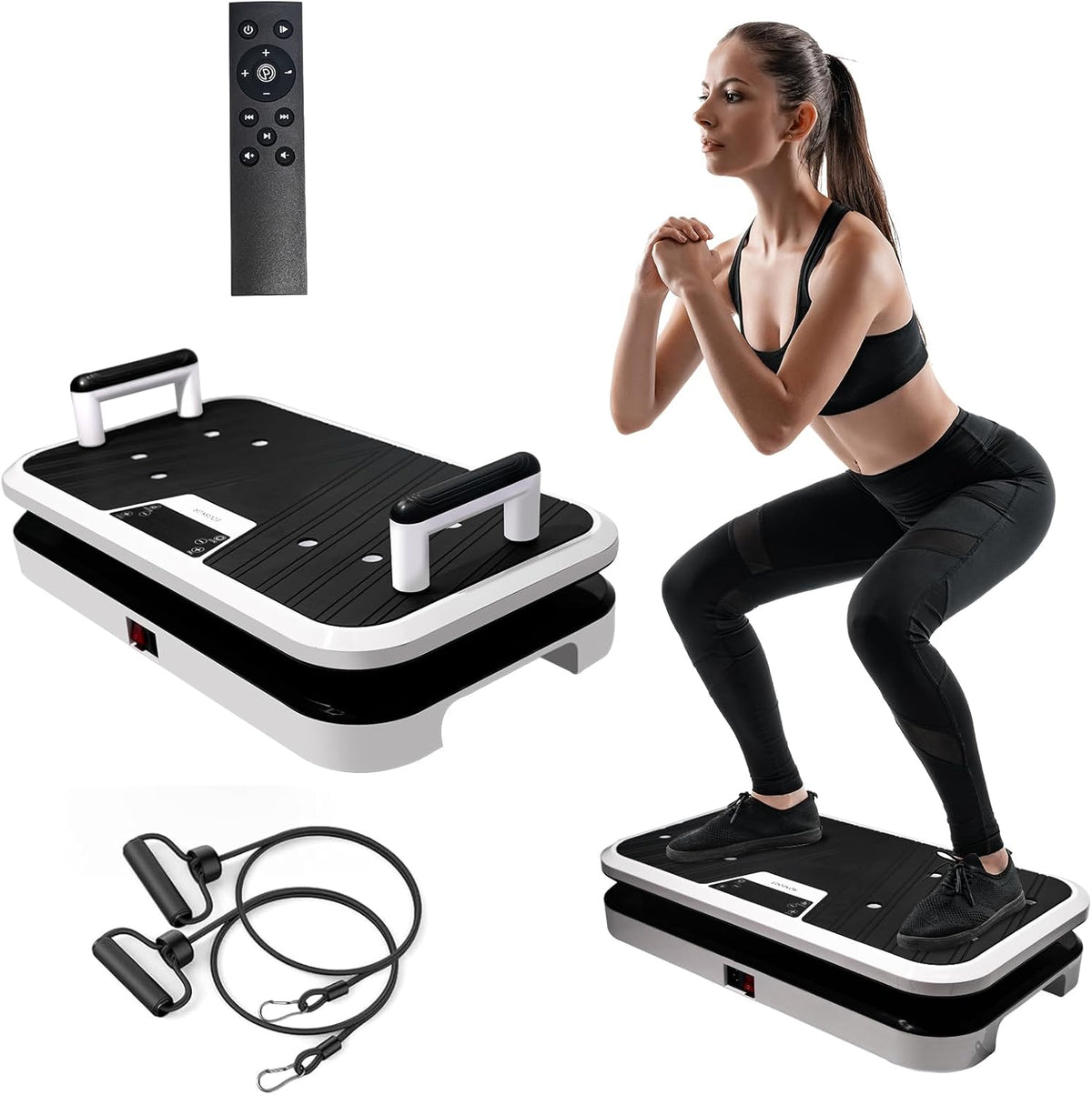 Professional Linear Vibration Plate - Whole Body Platform for Muscle Recovery & Bone Strength | 330lbs Capacity