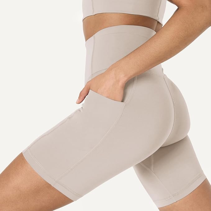 Amazon Essentials Women's Active FormFlex Buttery Soft High Waist Biker Shorts
