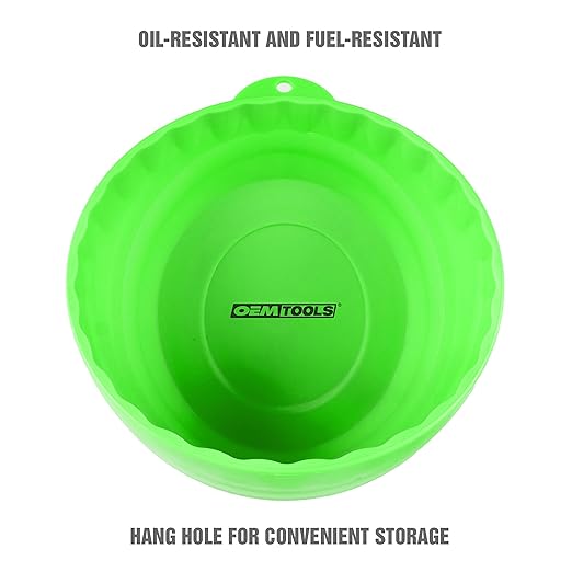 OEMTOOLS 25114 Magnetic Nut Cup, Magnetic Bowls for Holding Nuts and Bolts, 6 Inch Cup Diameter, Coated Magnet Sticks to All Ferrous Metal Work Surfaces,Green