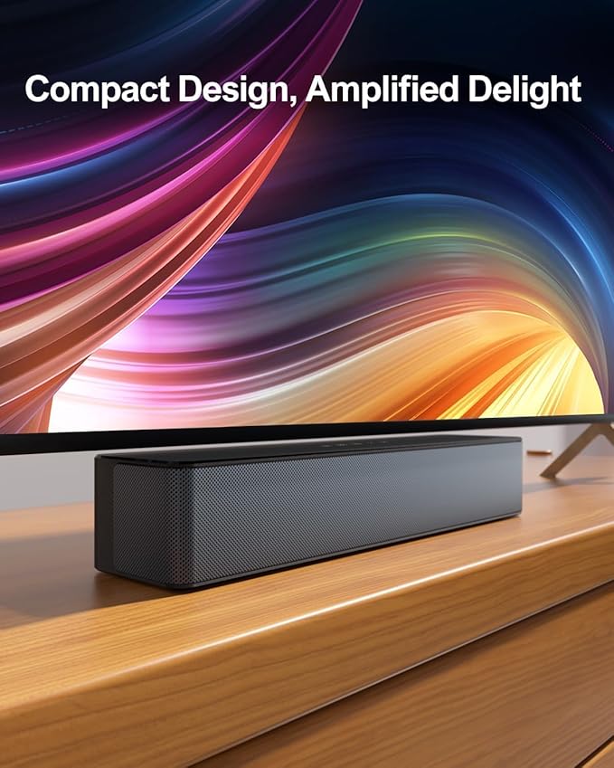 ULTIMEA 5.1 Sound Bar for Smart TV, Virtual Surround Sound System for TV, 320W Peak Power, Adjustable Surround Speakers and Subwoofer, APP Control, Home Theater Soundbar Poseidon D50(2025 New Model)
