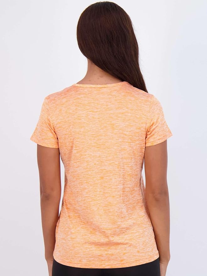 5 Pack Women's Dry Fit Short Sleeve Athletic Gym Workout Running Tops | Available in Plus Size, Exercise, Sports, Fitness, Quick Dry, Cooling, Moisture Wicking, Loose Basic Tees, Yoga, Pilates