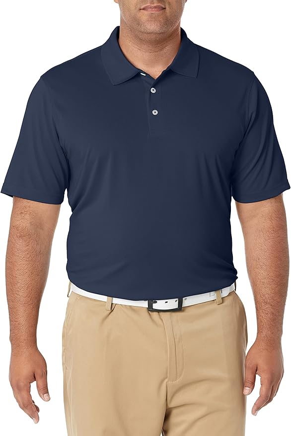 Amazon Essentials Mens Golf Polo Shirt, Moisture-Wicking Quick Dry, Short Sleeve