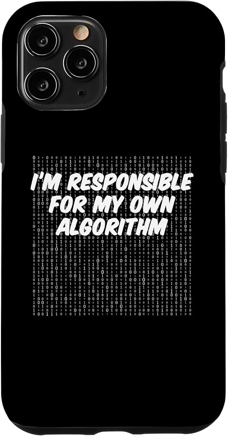 iPhone 11 Pro Binary Code Computer Algorithm AI Artificial Intelligence Case