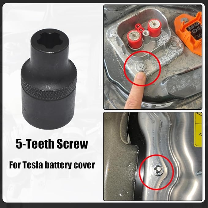 Torx Plus Socket Set, External Torx Plus 6 Point EP Socket EP4 - EP32 19Pcs With 1/2'' 3/8'' 1/4'' Dr, Replacement for E-TORX Socket Set, Works with Most Cars and Tesla