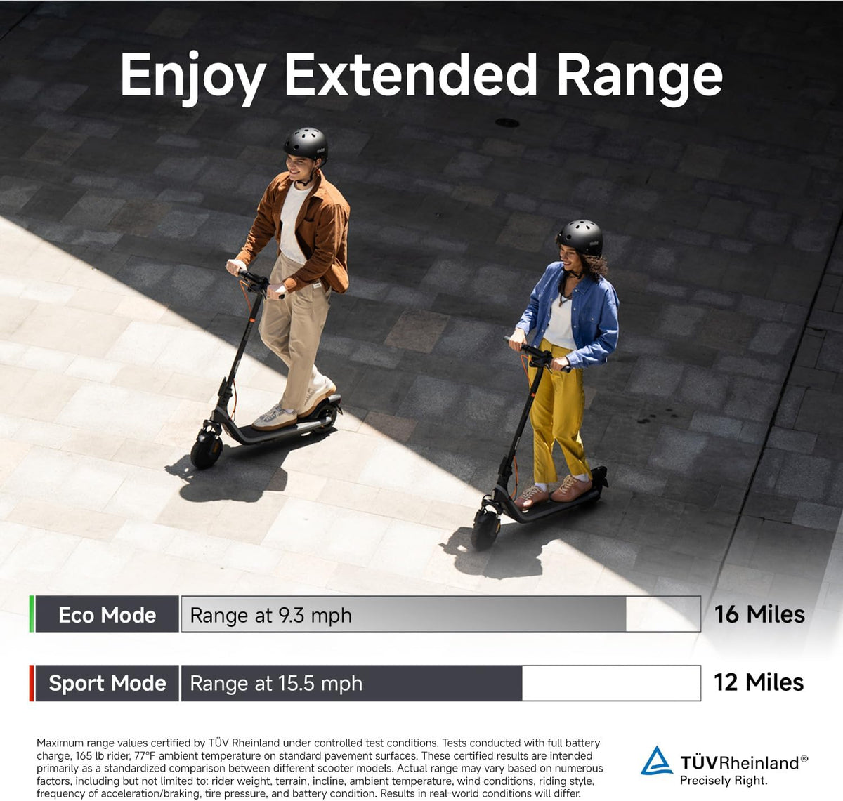 Segway Ninebot E2 Plus II Electric Scooter - 15.5–20 MPH, Long Range, Foldable Design, UL Certified