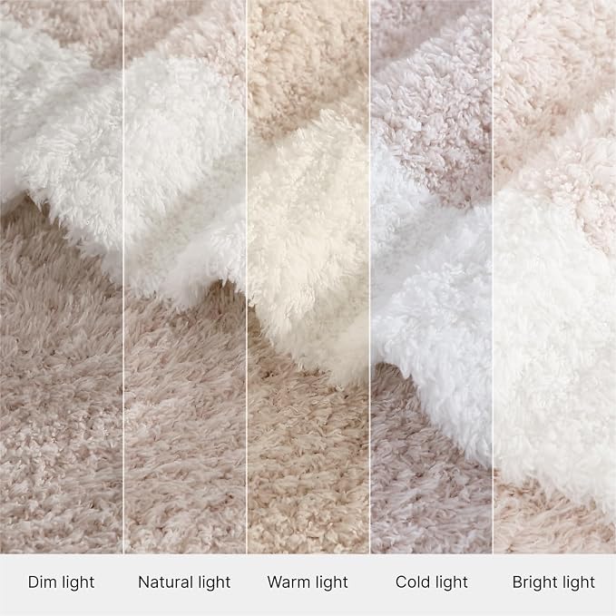 Soft Throw Blanket for Couch-Cozy Reversible Knitted Blankets | Wrensonge Soft Throw Blanket for Couch-Cozy Reversible Knitted Blankets,Cationic Dyeing Taupe