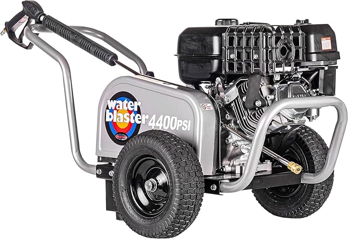 Simpson Cleaning 4400 PSI Gas Pressure Washer, 4.0 GPM Power Washer for Commercial Use, CRX Engine, 50-Foot Steel-Braided Hose, Water Blaster, 49-State (WB60824)