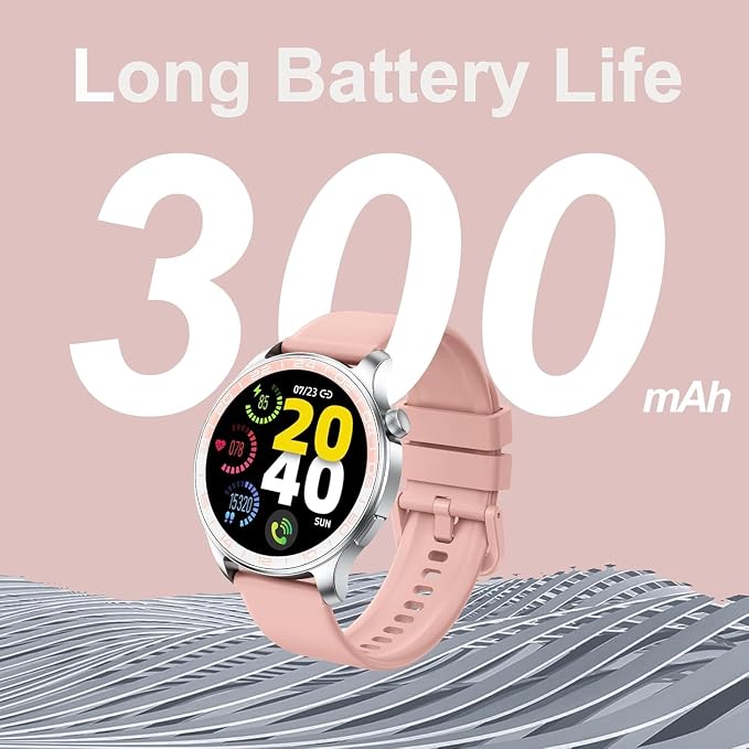 Soudorv Smart Watch (Answer/Make Call), 1.43" HD AMOLED Smartwatch for Men Women, Step Counter with Heart Rate/Sleep Monitor, 110+ Sports Mode,IP68 Waterproof Fitness Activity Tracker for Android iOS