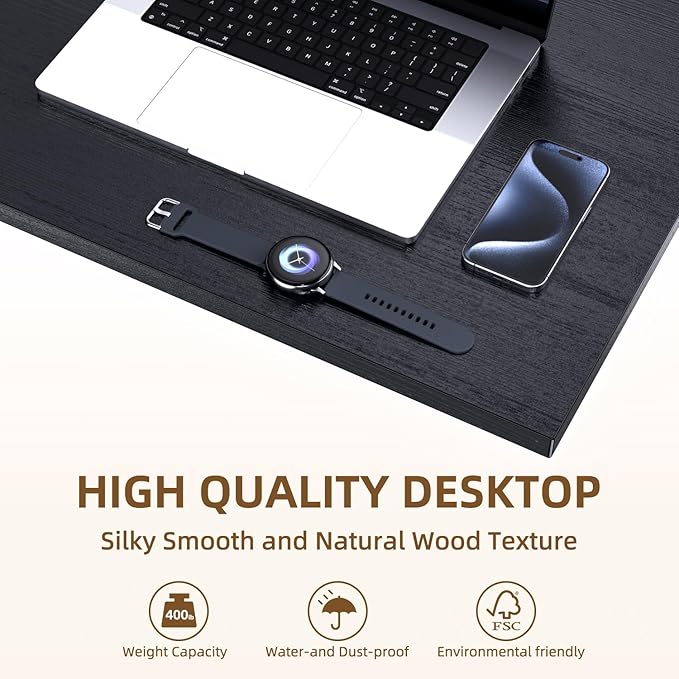 Universal Solid One-Piece Wood Table Top, 55"x28"x1" Workbench Top - Rectangular Particle Board for Standing Desk, Home Office Desk Countertop DlY, Washer Dryer, Coffee, Bar Tabletop