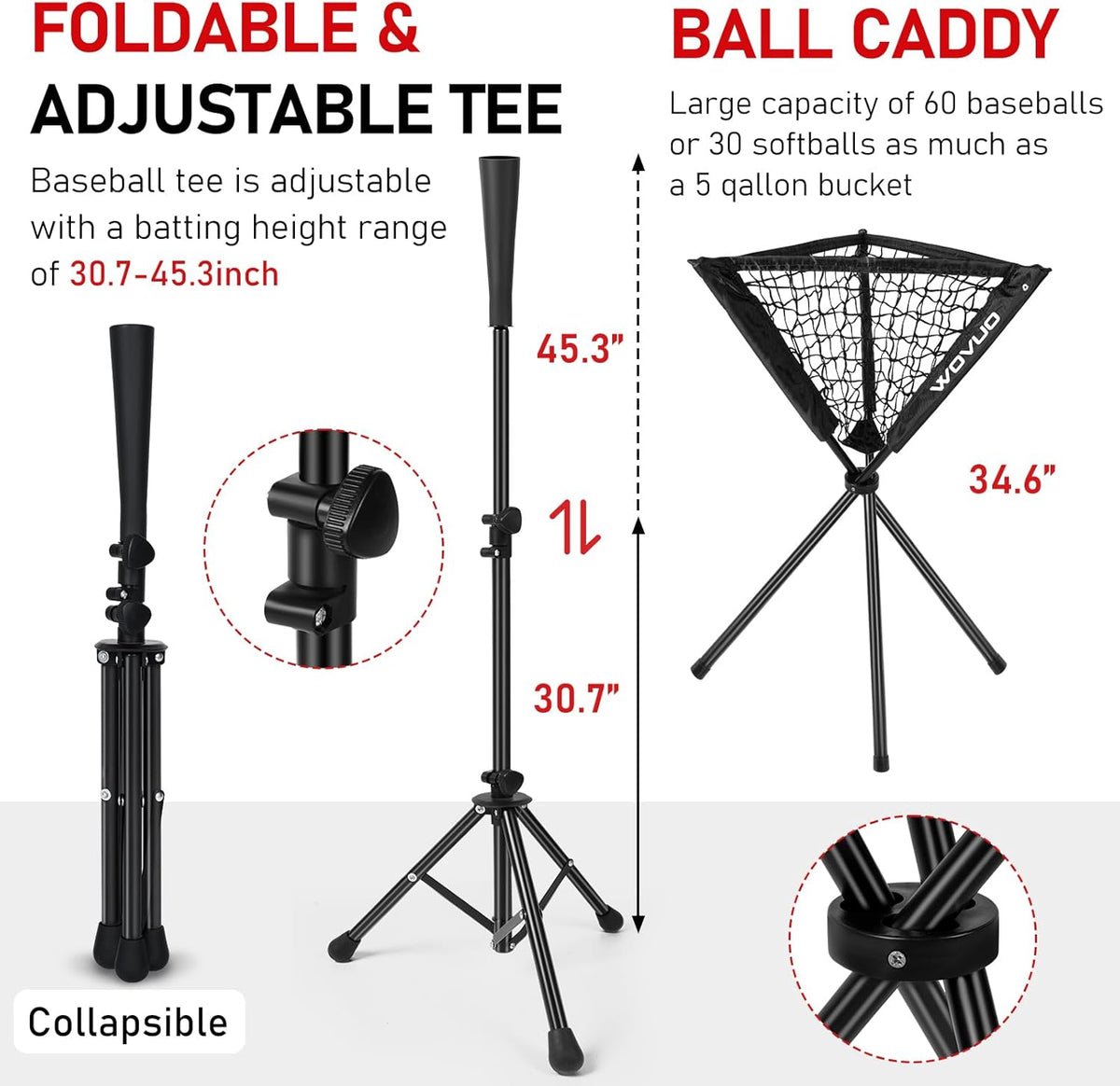 Skiennix 7x7 Ft Baseball Net - Versatile Batting & Pitching Training Equipment for All Ages