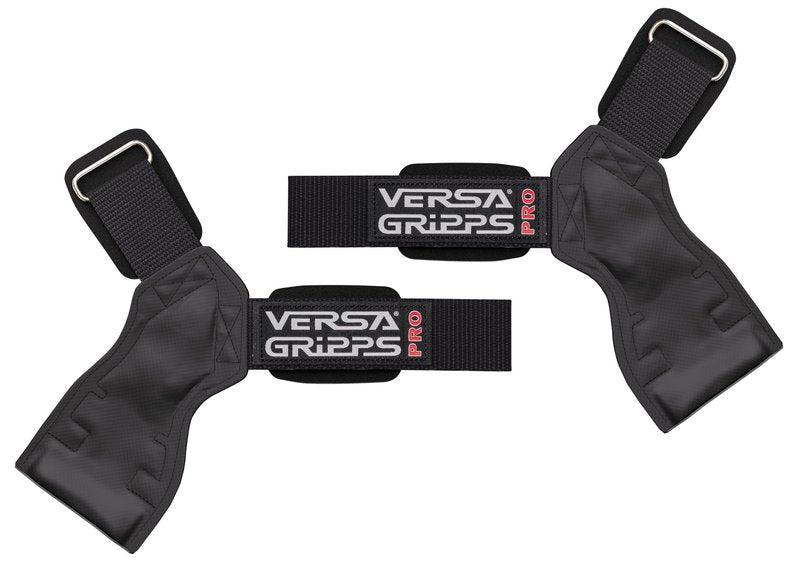 Versa Gripps Pro, Made in USA, Wrist Straps for Weightlifting Alternative, Best Training Accessory, XS, Black