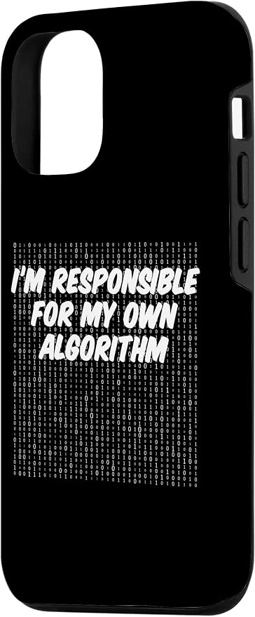 iPhone 12/12 Pro Binary Code Computer Algorithm AI Artificial Intelligence Case