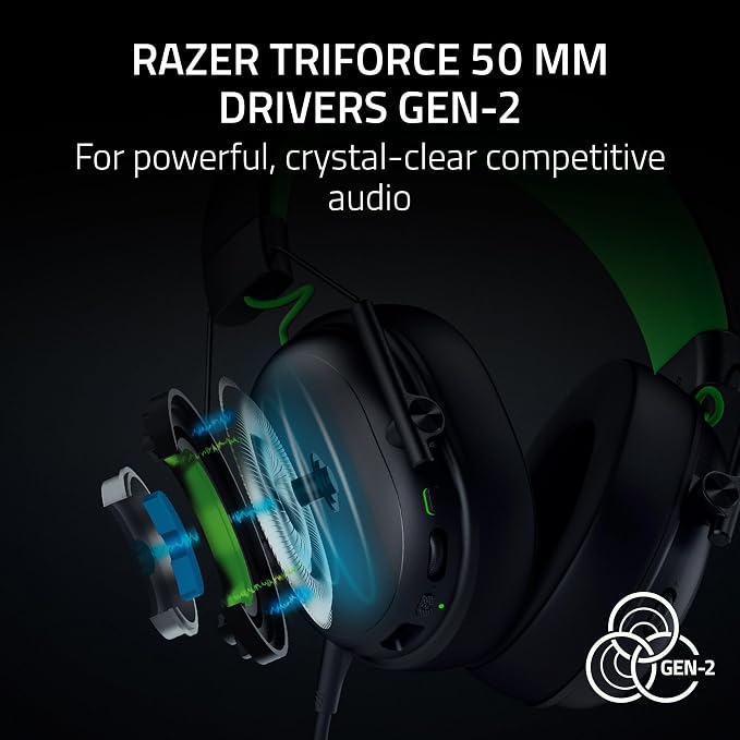 Razer BlackShark V3 X HyperSpeed Wireless Xbox Gaming Headset, Black | 50mm Drivers, Cardioid Mic, 2.4 GHz, Bluetooth, Works with PC, Mac, PS5, Nintendo Switch, Smartphone, 70 Hr Battery