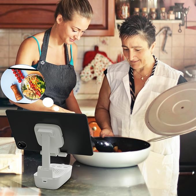 comiso Gifts for Men Women, from Wife,IPX7 Waterproof Cell Phone Stand with Bluetooth Speaker,Anti-Slip Design Shower Phone Speaker with HD Stereo Sound, Compatible for Any Smartphone/Tablet