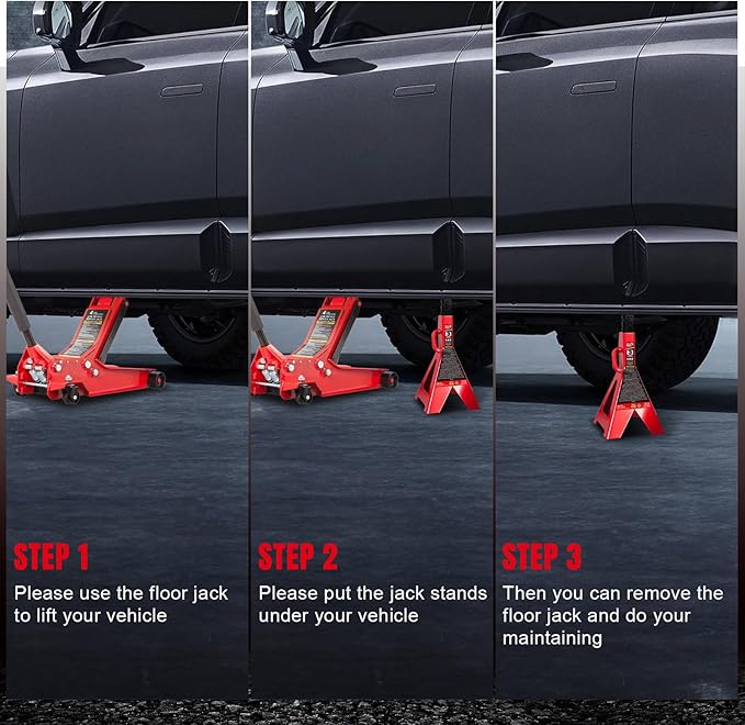 Big RED Car Jack Stands