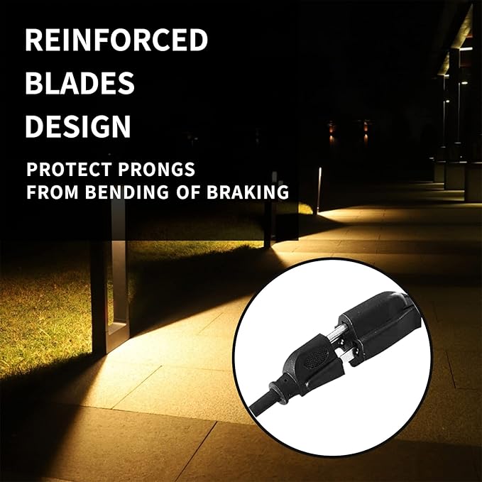 50FT Outdoor Extension Cord-16/3 SJTW Durable Black Extension Cable with 3 Prong Grounded Plug for Safety,Great for Outside Christmas Decorations