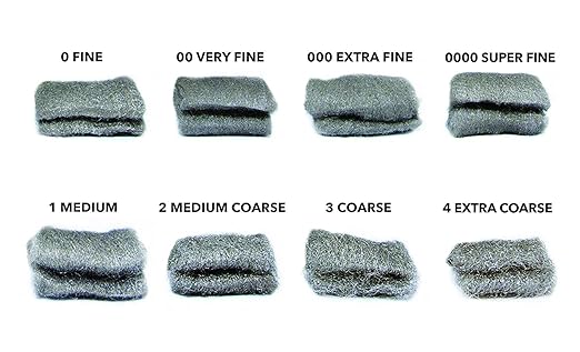 Red Devil 0317 Steel Wool, 4 Extra Coarse, (Pack of 96)