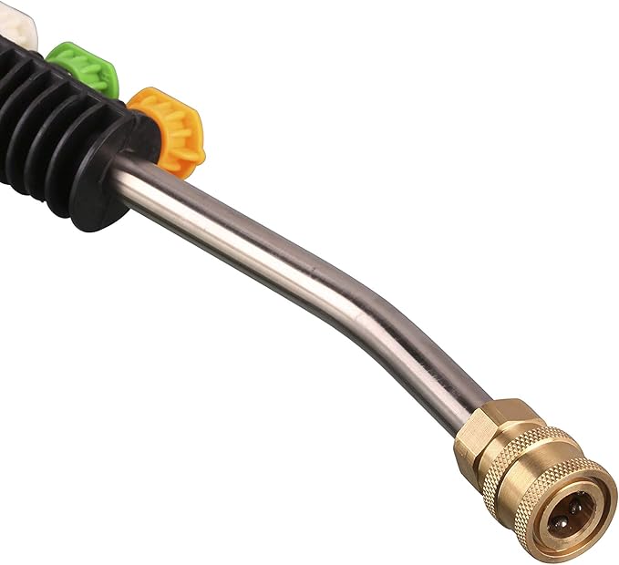 M MINGLE Pressure Washer Wand Extension with Adapter, Replacement Lance, Only Compatible Karcher K2, K3, K4, K5, K6, K7, 15 Inch