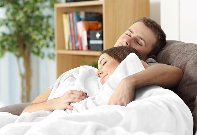 Utopia Bedding Ultra Soft Fleece Bed Blanket Queen Size White (90x90 Inch) | Microfiber Plush Warm Lightweight Breathable Cozy Blanket Anti-Static, All Season Use, Gift for Women and Men