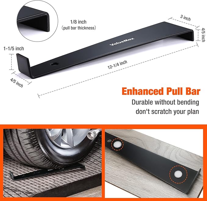 Goldblatt Trim Puller, emoval Multi-Tool for Commercial Work + ValueMax Laminate Wood Flooring Installation Kit
