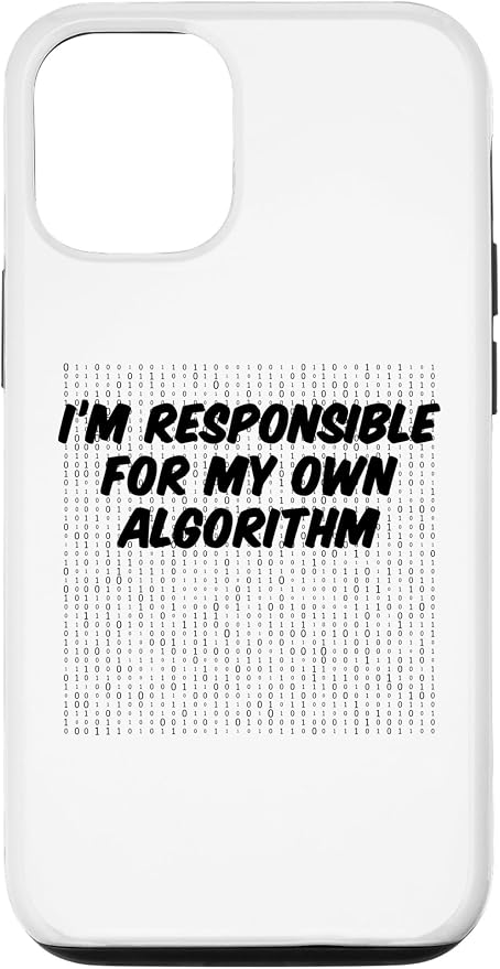 iPhone 14 Pro Binary Code Computer Algorithm AI Artificial Intelligence Case