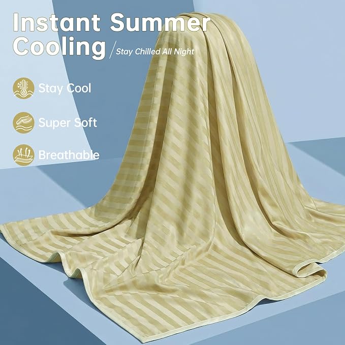 Guohaoi Cooling Blanket for Hot Sleepers and Night Sweats 90"x108" King | Arc-Chill Q-Max >0.5 Cool Fiber,100% Oeko-Tex Certified Lightweight Summer Blanket for Travel/Outdoor Ultra Cold Breathable