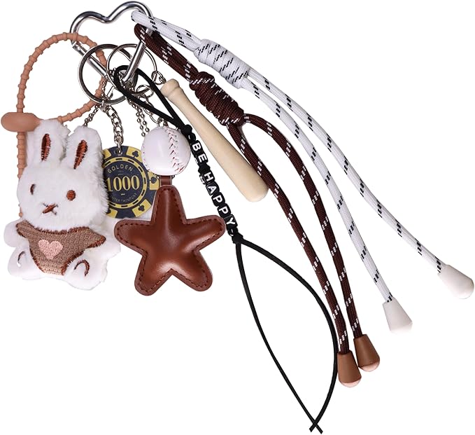 Georgie Porgy Bag Charms Keychains Handbag Accessories for Women Purse Backpack Sports Bag Pendant Cute Unique Gift for Girls