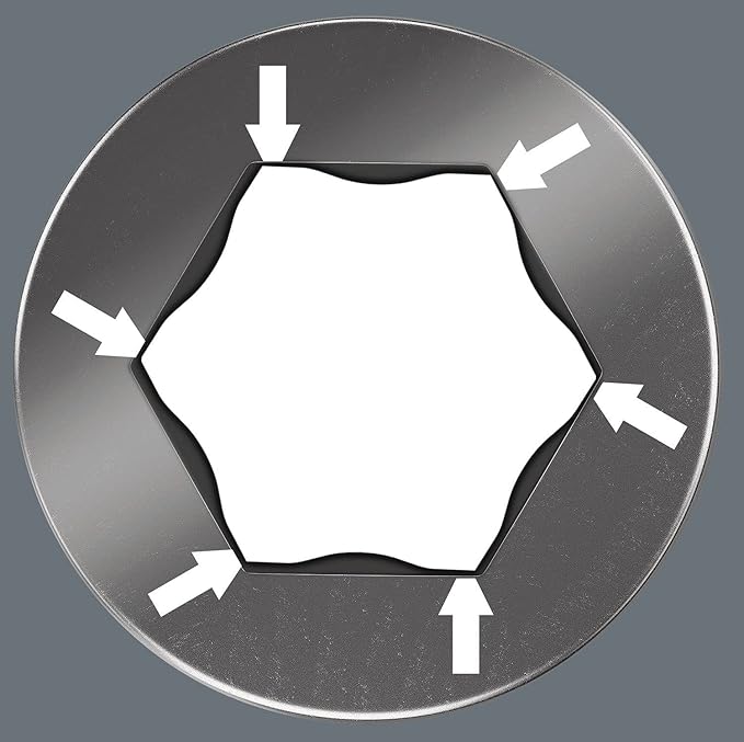 WERA 05021909001 950/9 Hex-Plus 2 L-Key Set, Metric, Chrome-Plated, 9 Pieces