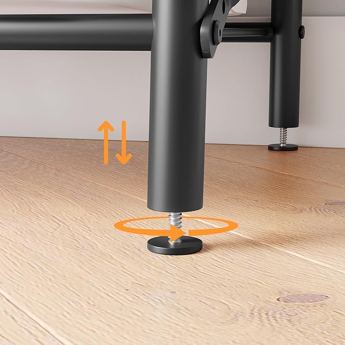 Jojoka 25" Coat Rack, Hall Tree with Shoe Bench and Storage, 4-Tier Shelf with 5 Hooks, Freestanding Metal Entryway Organizer for Hallway, Accent Furniture for Bathroom