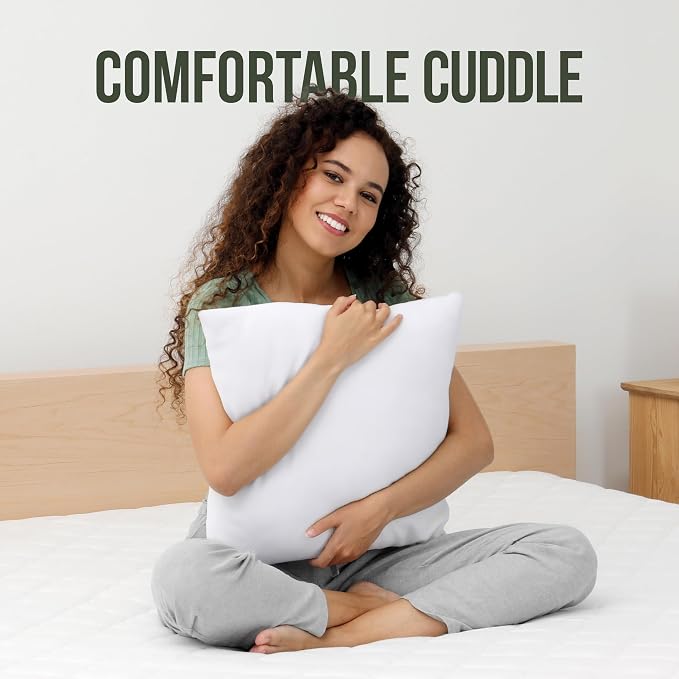 Utopia Bedding Throw Pillows, 28x28 Pillow Inserts, Pack of 1, White | Down Alternative Throw Pillow Inserts, Couch Pillows for Indoor Decor, Plush & Supportive, Decorative Cushion for Sofa, White