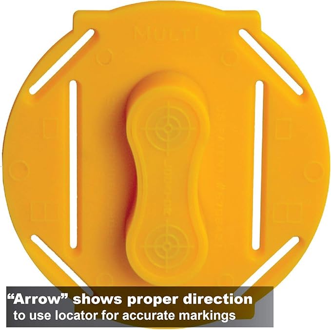 Calculated Industries 8115 Multi Mark Drywall Cutout Locator Tool – Powerful Rare-Earth Magnetic Targets (2) and Locator Kit