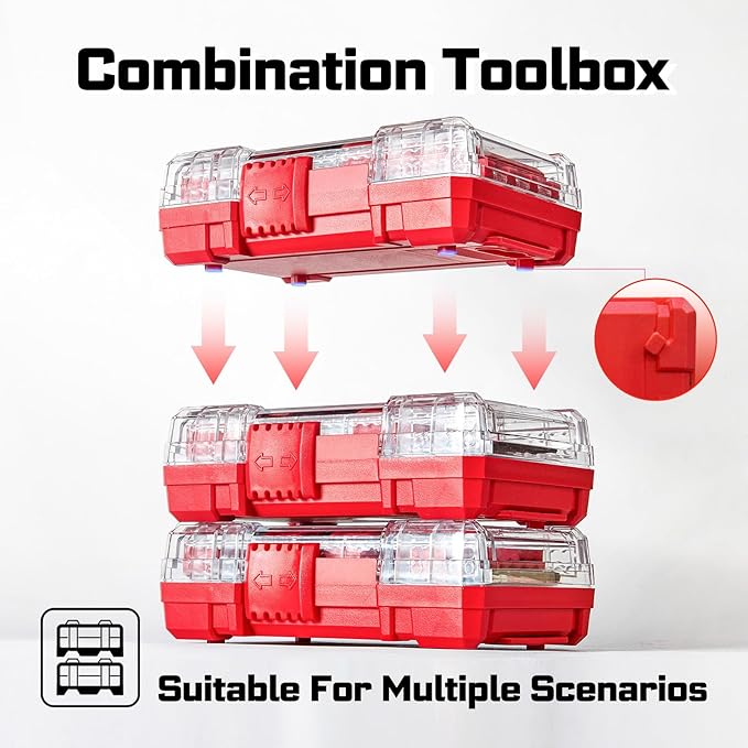 66Pieces Impact Screwdriver Bits Set, Magnetic S2 Steel 1??2??3??Phillips/Square/Torx/Slotted Bits Tips,Impact Bit Holder and Nut Driver with Storage Box Case