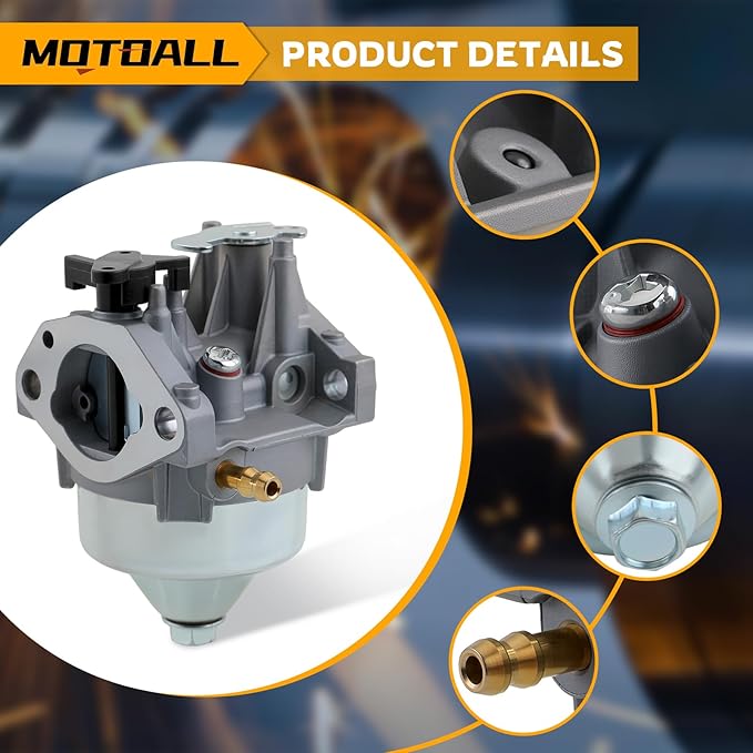 MOTOALL 16100-Z8B-911 Carburetor GCV160LA1 Pressure Washer for Ryobi RY80940B 2800psi 3100psi for Honda GCV160 GCV160LAO N5BR