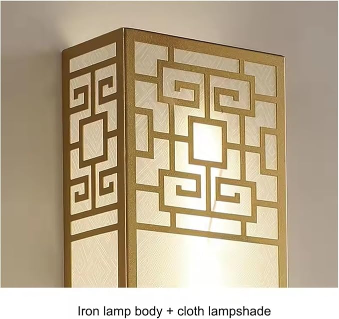 Chinese Style Bedroom Wall Lamp Strip Shaped Zen Background Wall Bedside Lamp Living Room Hallway Stairs Hotel Lighting,Elegant