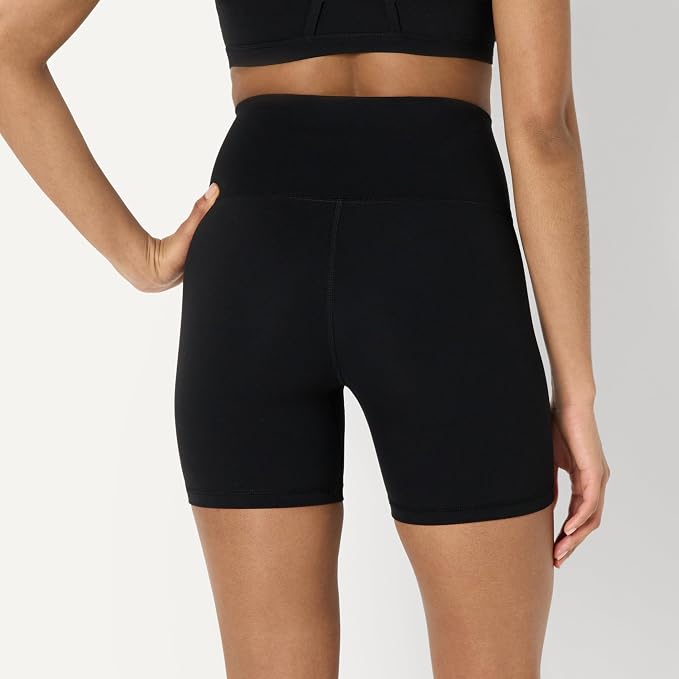 Amazon Essentials Women's Active FormFlex Buttery Soft High Waist Biker Shorts